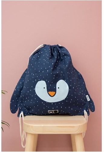Trixie gym bag sports bag Mr. Penguin - water-repellent - blue - children-3