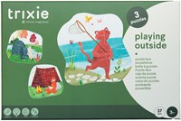 Trixie shape puzzle toy - Outdoor play - 3 cardboard puzzles
