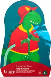 Trixie puzzle toy - shape puzzle Fireman Mr. Dino 12 pieces