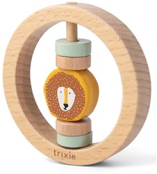 Trixie Wooden round rattle - Mr. Lion