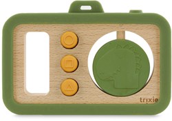 Trixie wooden baby camera with silicone Mr. Dino - educational toy