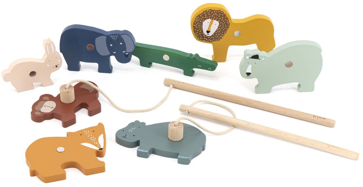Trixie Wooden fishing game