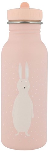 Trixie stainless steel drinking bottle 500ml - Mrs. Rabbit - child-friendly water bottle pink