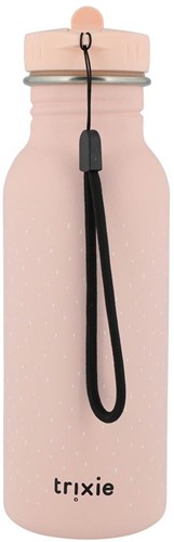 Trixie stainless steel drinking bottle 500ml - Mrs. Rabbit - child-friendly water bottle pink-2