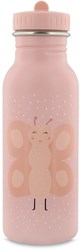 Trixie stainless steel kids water bottle 500ml Mrs. Butterfly pink butterfly
