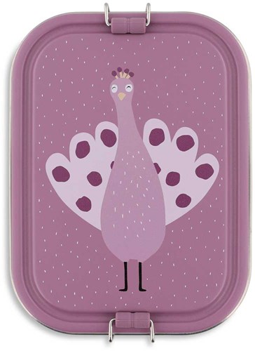 Trixie large lunch box - Mrs. Peacock stainless steel kids lunchbox