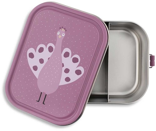 Trixie large lunch box - Mrs. Peacock stainless steel kids lunchbox-3