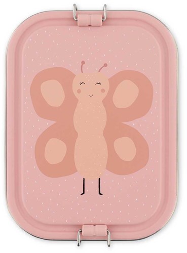 Trixie large lunchbox Mrs. Butterfly stainless steel for kids