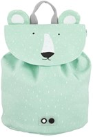Trixie backpack - school bag MINI Mr. Polar Bear water-repellent cotton