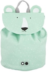 Trixie backpack - school bag MINI Mr. Polar Bear water-repellent cotton