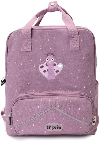 Trixie large kids backpack Mrs. Peacock multicolor school bag