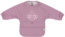 Trixie bib with sleeves waterproof baby and toddler Mrs. Peacock