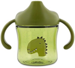 Trixie sippy cup with handles - Mr. Dino - Leakproof - Tritan - Dishwasher safe