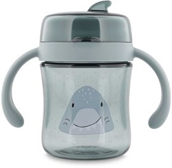 Trixie 360 degree drinking cup with handles Mr. Shark Tritan leakproof