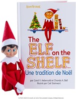 Elf On The Shelf Christmas elf boy French with book - magical toy-3