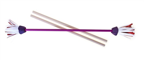 Eureka juggling flowerstick purple - set with hand sticks circus toy