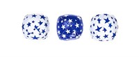 Eureka juggling balls junior set - 3 pieces - white and blue - juggling toy