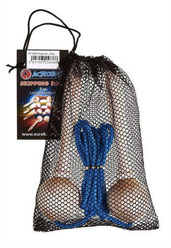 Acrobat - Springtouw - (5 m) verstelbaar - Blauw-2