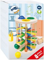 Small Foot wooden hammer ball tower educational toy with hammer game-2