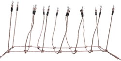 Small Foot rope bridge - sturdy plastic rope bridge for outdoor fun