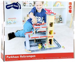 Small Foot  -  Houten Parkeergarage met Accessoires