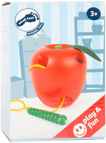 Small Foot - Wooden Lacing Apple educational toy for children