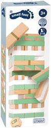 Small Foot wooden wobble tower game gold edition - family board game