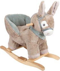 Small Foot wooden rocking donkey with seat - rocking horse toy