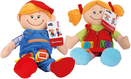 Small Foot dolls set Chiara & Massimo - educational toy motor skills