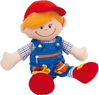 Small Foot dolls set Chiara & Massimo - educational toy motor skills-3