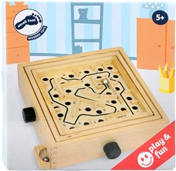 Small Foot wooden marble maze skill game for children