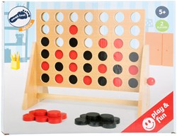 Small Foot wooden strategy game 4 in a row - classic family board game