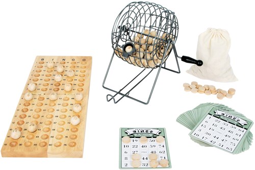 Small Foot wooden bingo game - classic family game with wooden accessories-2