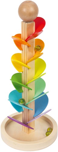 Small Foot wooden marble run with sounds - colorful toy-2