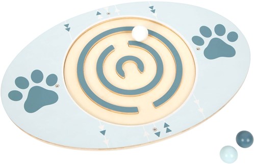 Wooden balance board balance toy Sky Paw with 3 balls for children-3