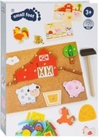 Small Foot hammer game farm - creative wooden toy for children