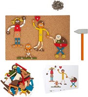 Small Foot hammer game family house wooden toy creative play-3