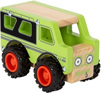Small Foot wooden off-road jeep green - toy car FSC wood-2