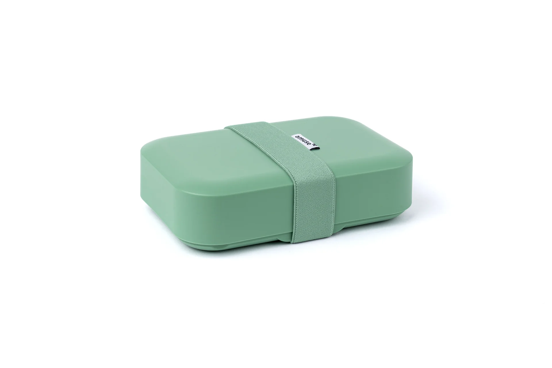 Amuse lunchbox sandwich box medium - sage - adjustable - BPA-free - green