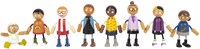 Small Foot wooden bendable doll family with baby - dollhouse toy-2