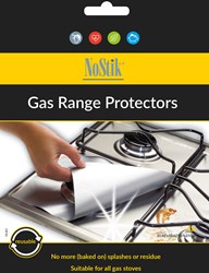 NoStik gas stove protector set - Teflon protection 27x27cm 4 pieces