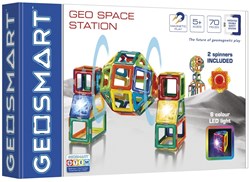 GeoSmart magnetic construction toy GeoSpace Station 70-piece space station