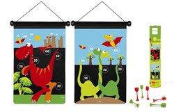 Scratch magnetic dartboard dinosaur - kids toy dart game