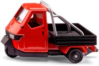 Siku toy car Piaggio Ape Cross red metal plastic