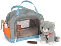 Small Foot plush cat - cuddly toy with carrier bag and care set-2