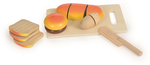 Egmont Toys Bread set wood 50x12x4 cm