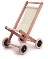 Egmont Toys Wooden buggy with natural cloth 40x59x38 cm