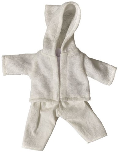 Egmont Toys Doll clothes set cream/white