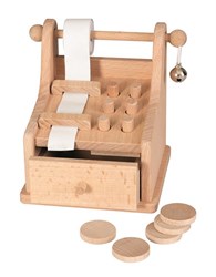 Egmont Toys Wooden cash register 12x12x14 cm