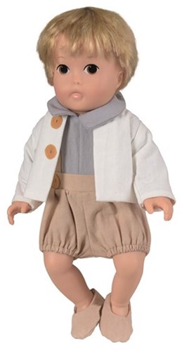 Egmont Toys baby doll Ezra - vintage doll 32 cm hand-painted vinyl